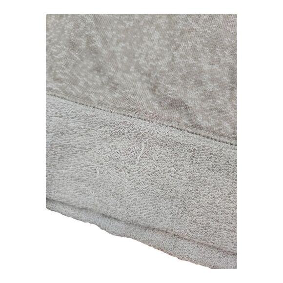 PHILOSOPHY REPUBLIC CLOTHING Lace Sleeve Oatmeal French Terry Sweatshirt XL - Picture 4 of 7